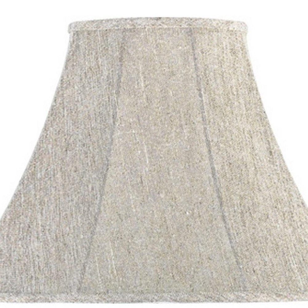 Light Gray Linen Plain Bell Lamp Shade HomeRoots