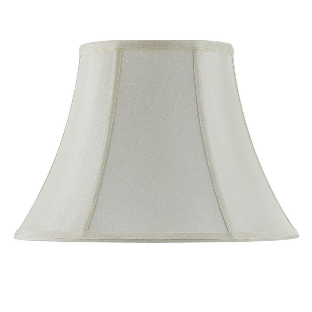 Eggshell Linen Piped Bell Lamp Shade HomeRoots