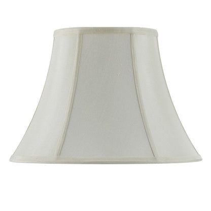 Eggshell Linen Piped Bell Lamp Shade HomeRoots