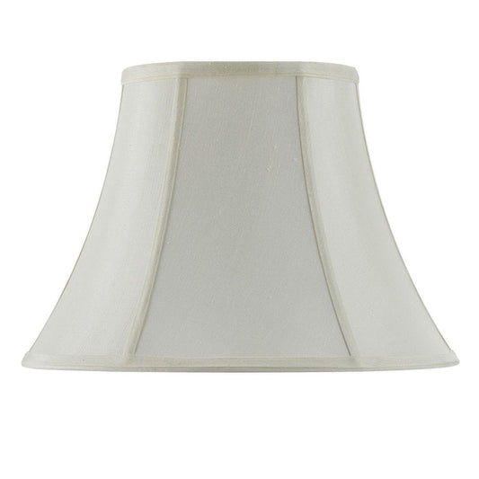 Eggshell Linen Piped Bell Lamp Shade HomeRoots