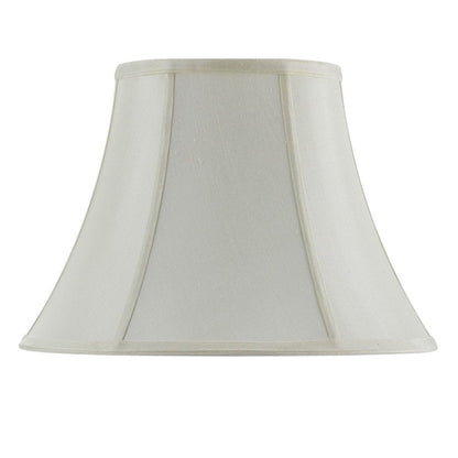 Eggshell Linen Piped Bell Lamp Shade HomeRoots
