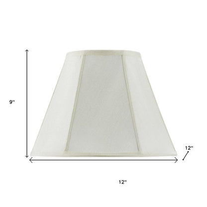 Eggshell Linen Piped Empire Lamp Shade HomeRoots