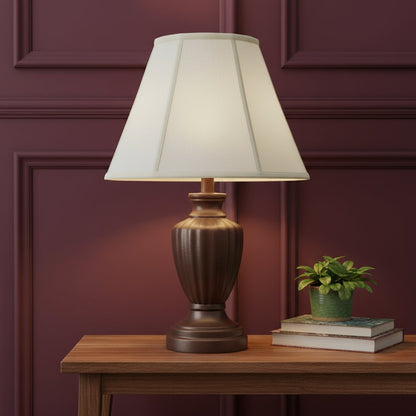 Eggshell Linen Piped Empire Lamp Shade HomeRoots