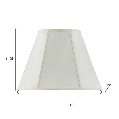 Eggshell Linen Piped Empire Lamp Shade HomeRoots