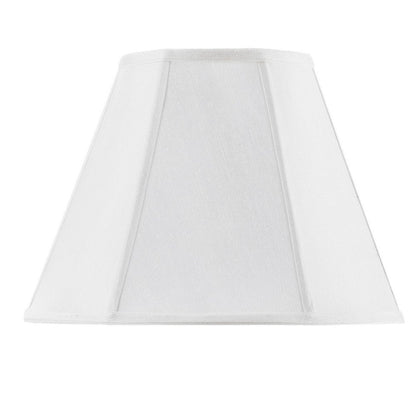 White Linen Piped Empire Lamp Shade HomeRoots