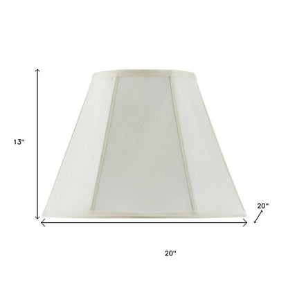 Eggshell Linen Piped Empire Lamp Shade HomeRoots