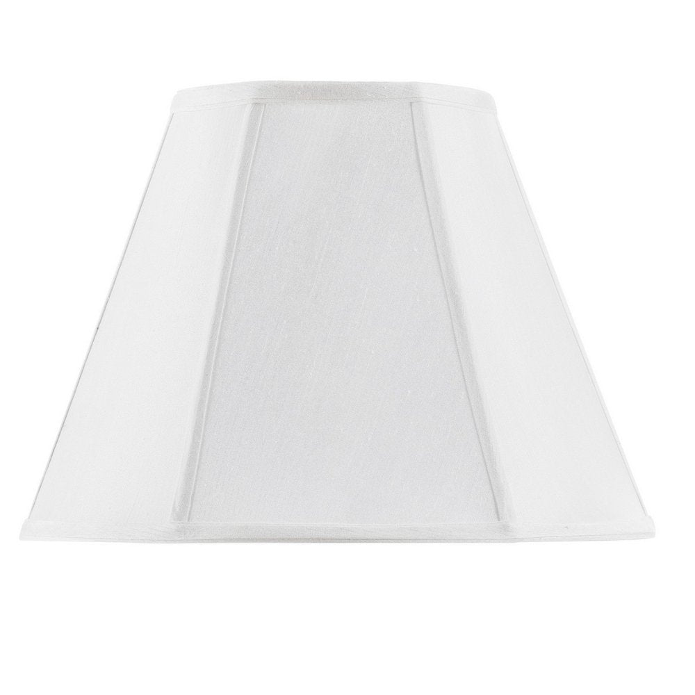 White Linen Piped Empire Lamp Shade HomeRoots