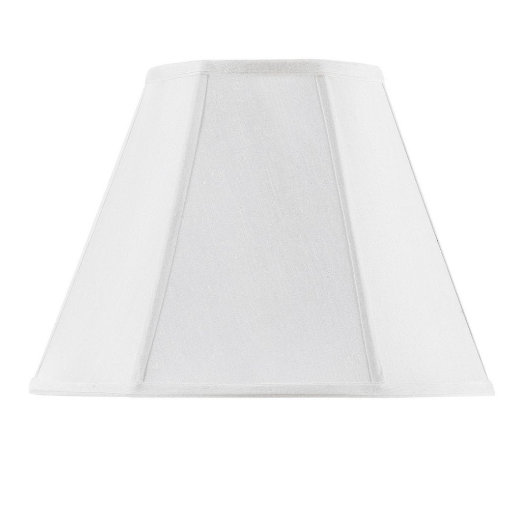 White Linen Piped Empire Lamp Shade HomeRoots