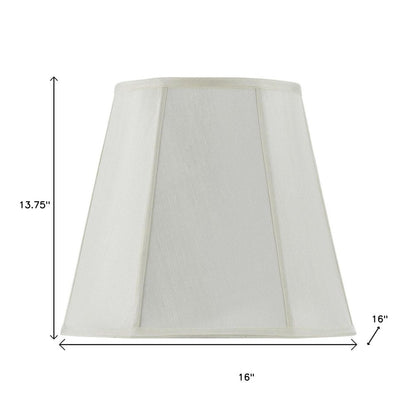 Eggshell Linen Piped Empire Lamp Shade HomeRoots