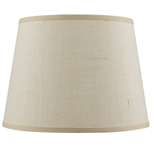 Light Brown Burlap Plain Drum Lamp Shade HomeRoots