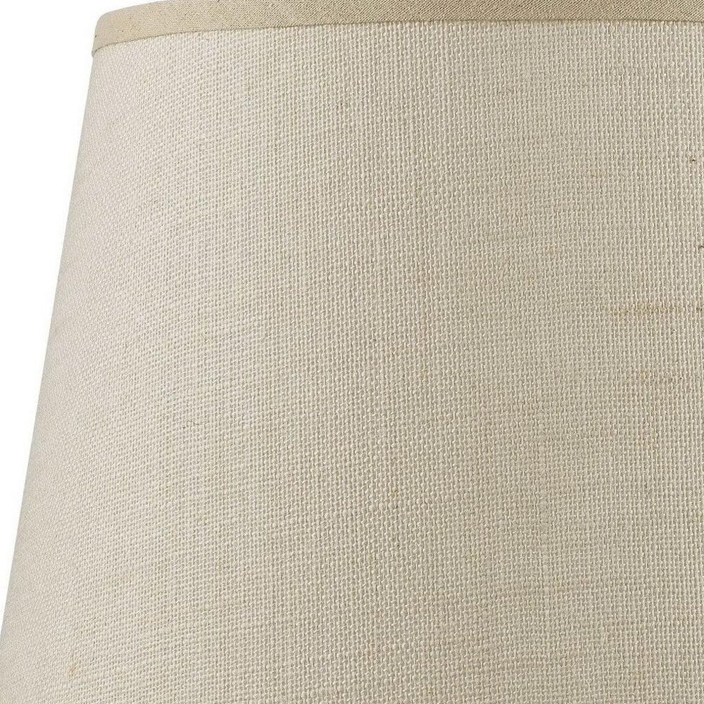 Light Brown Burlap Plain Drum Lamp Shade HomeRoots