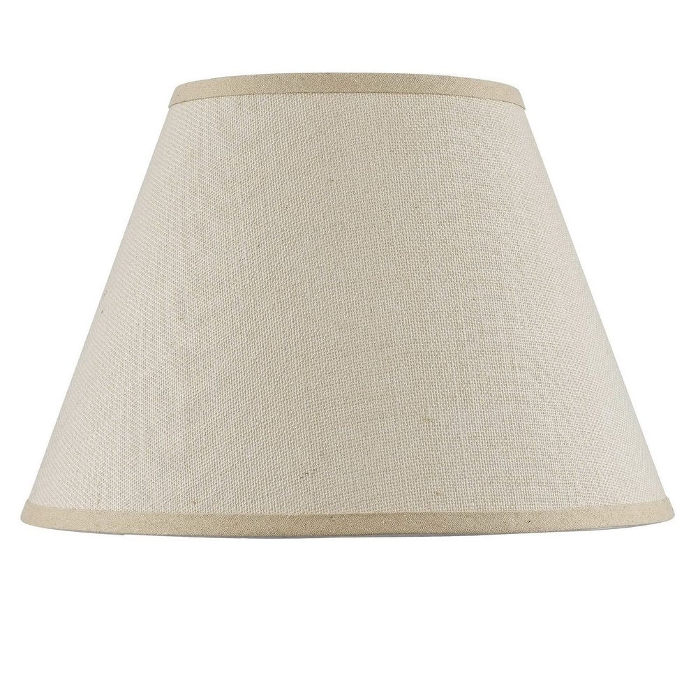 Light Brown Burlap Plain Drum Lamp Shade HomeRoots