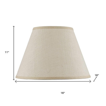 Light Brown Burlap Plain Drum Lamp Shade HomeRoots