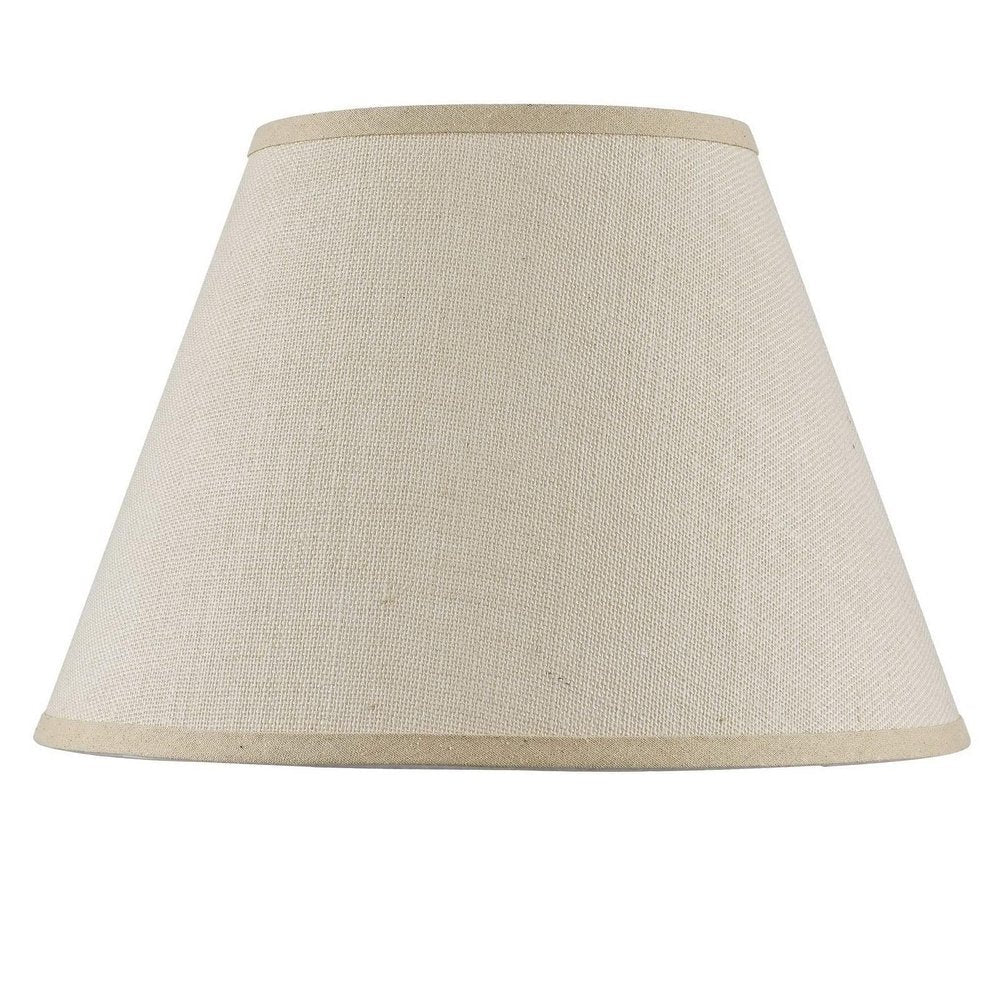 Light Brown Burlap Plain Drum Lamp Shade HomeRoots