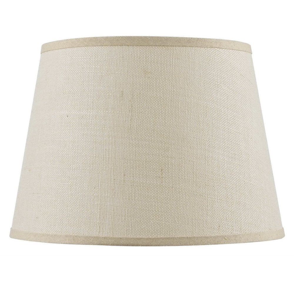 Light Brown Burlap Plain Drum Lamp Shade HomeRoots