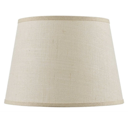 Light Brown Burlap Plain Drum Lamp Shade HomeRoots
