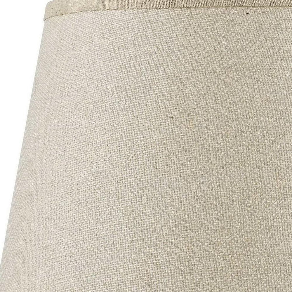 Light Brown Burlap Plain Drum Lamp Shade HomeRoots