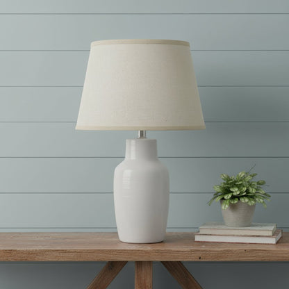 Light Brown Burlap Plain Drum Lamp Shade HomeRoots