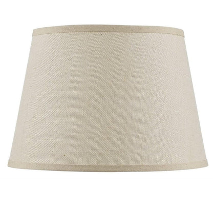Light Brown Burlap Plain Drum Lamp Shade HomeRoots
