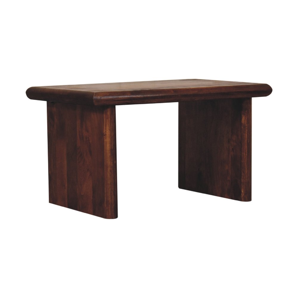 32" Chestnut Solid Wood Frame Coffee Table — view 3