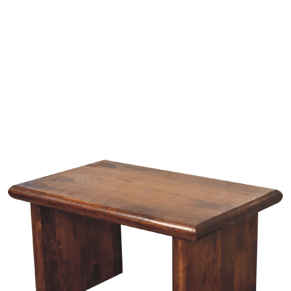 32" Chestnut Solid Wood Frame Coffee Table HomeRoots