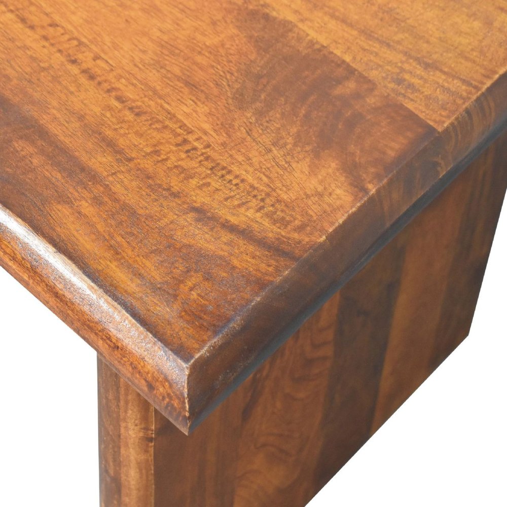 32" Chestnut Solid Wood Frame Coffee Table — view 7