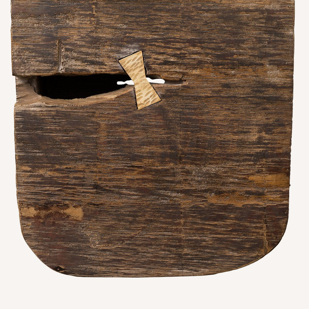 Brown Wood Pot Planter HomeRoots