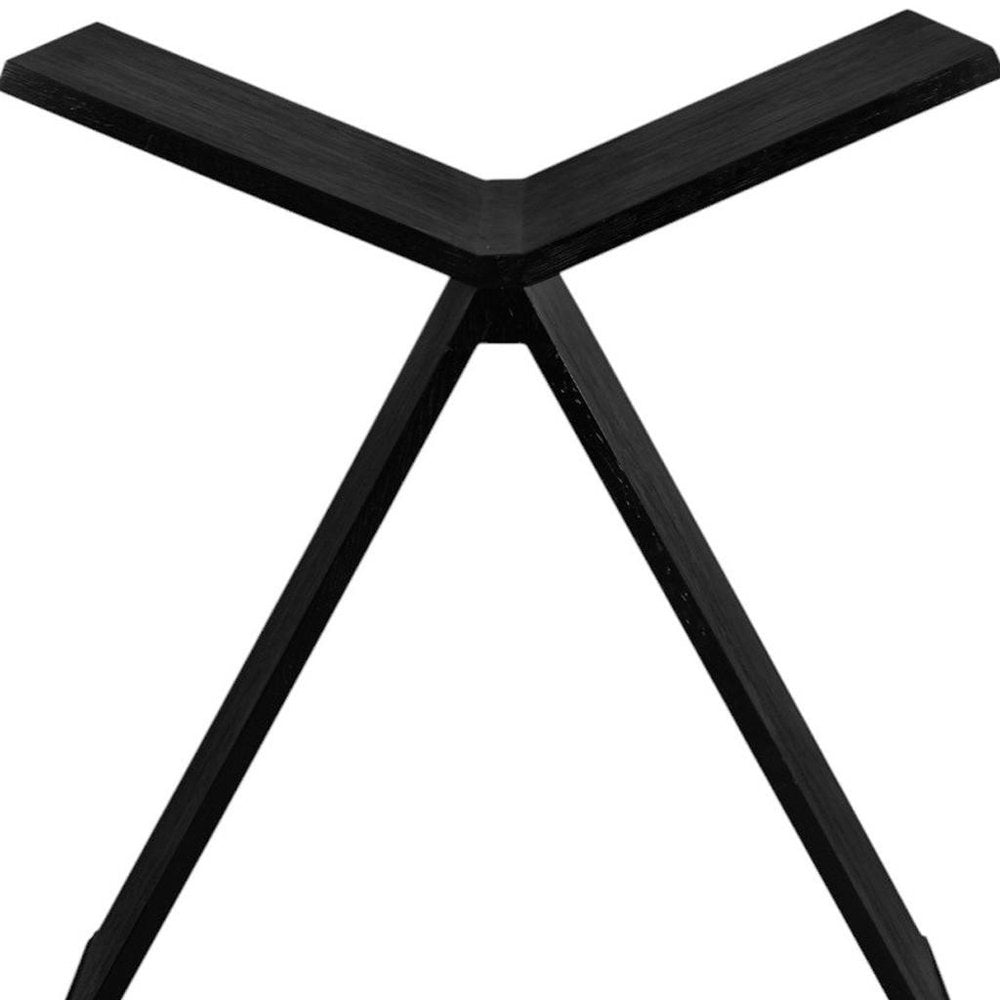 41" Black Wood One Tier Bookcase HomeRoots