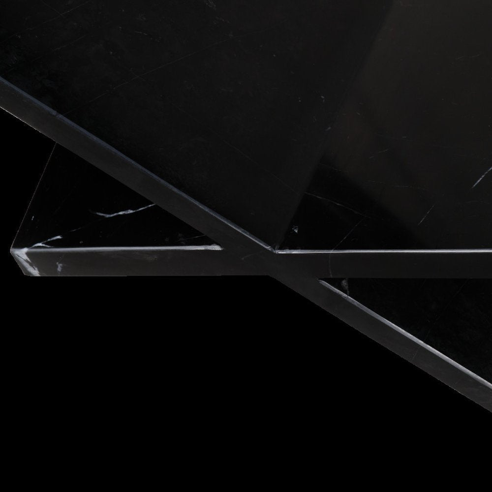 8" Black Marble Tabletop Decorative Bookstand HomeRoots