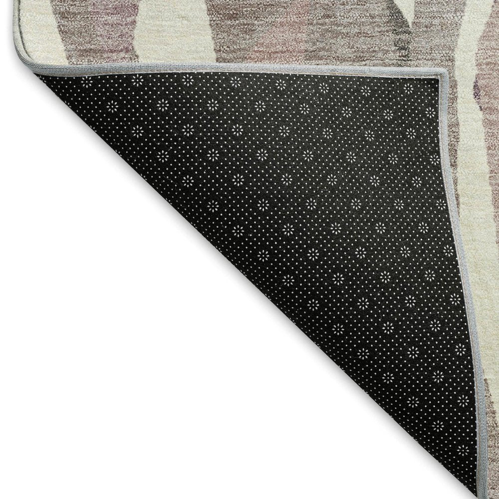 10' X 14' Blush And Ivory Striped Washable Indoor Outdoor Area Rug — view 3