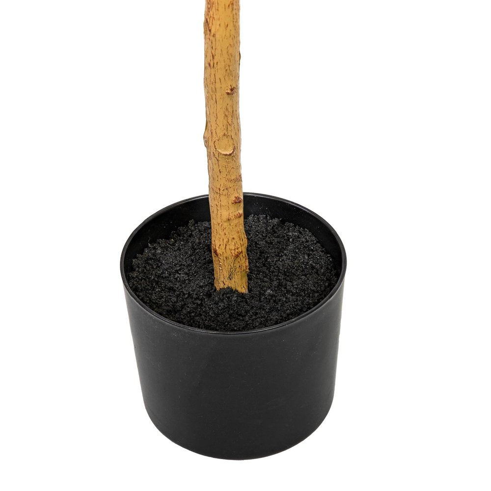 72" Green Olive Artificial Tree in a Black Pot HomeRoots
