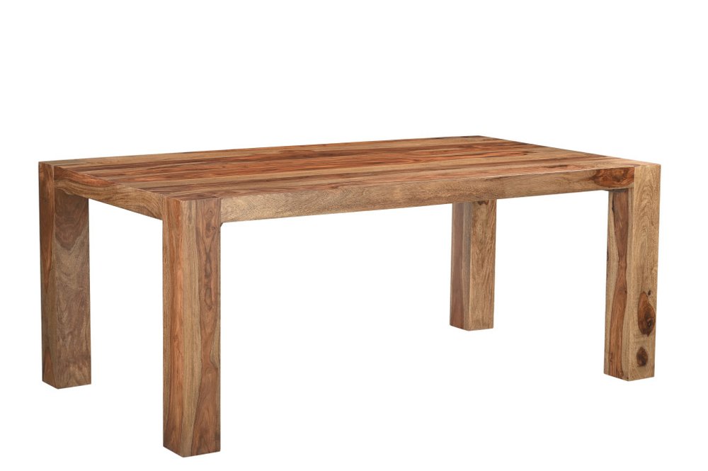 Seven Piece Brown Solid Wood Dining Set with Six Chairs and One Bench HomeRoots