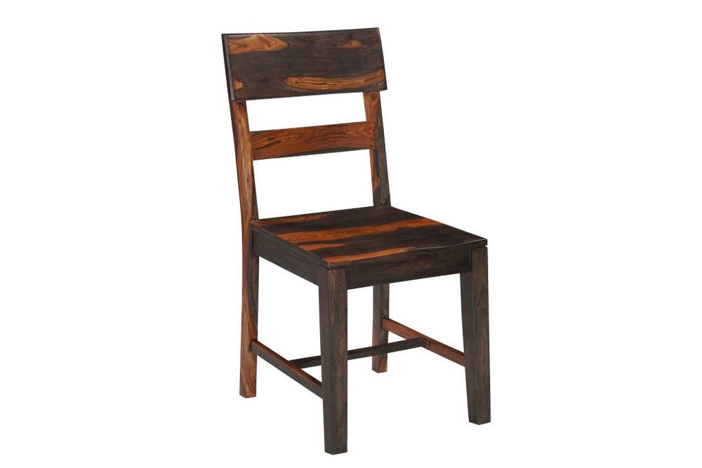 Nine Piece Brown Solid Wood Dining Set with Eight Chairs and One Bench HomeRoots