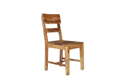 Seven Piece Brown and Black Solid Wood Dining Set with Six Chairs and One Bench HomeRoots