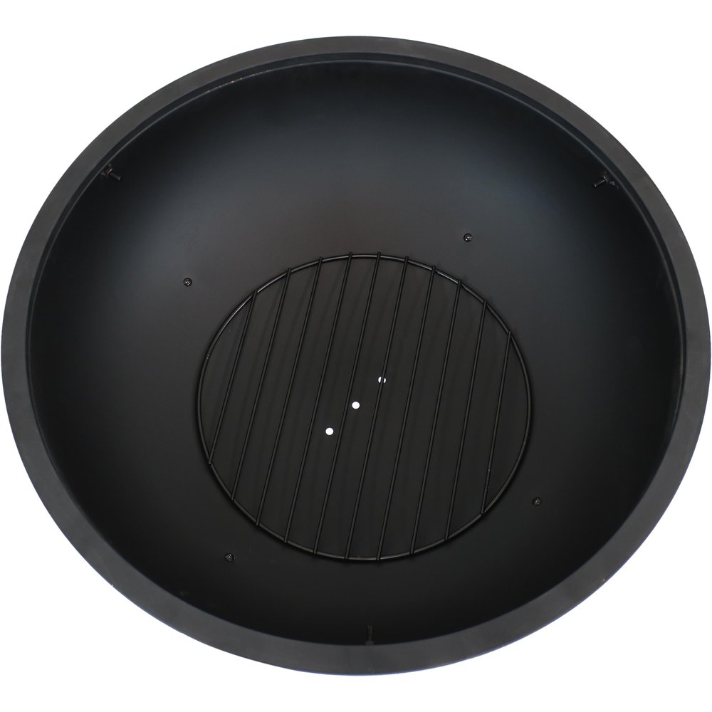 32" Copper Steel Wood Burning Round Fire pit HomeRoots