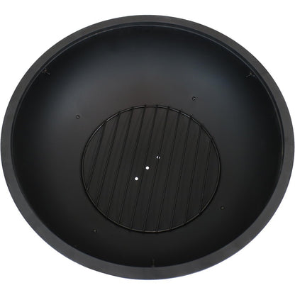 32" Copper Steel Wood Burning Round Fire pit HomeRoots