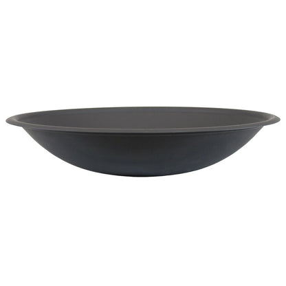 23" Black Steel Wood Burning Round Fire Pit HomeRoots