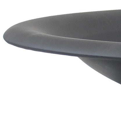 33" Black Steel Wood Burning Round Fire Pit HomeRoots
