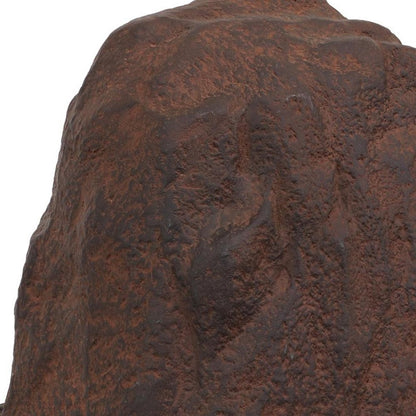 22" Brown Polyresin Faux Rock HomeRoots