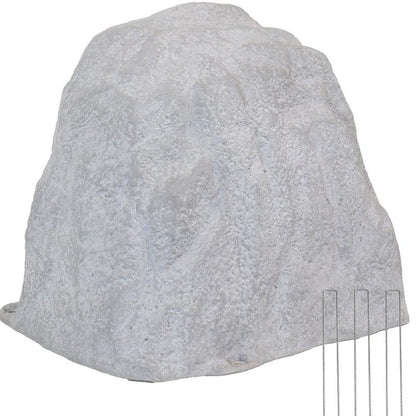 22" Gray Polyresin Faux Rock HomeRoots