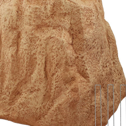 22" Sand Polyresin Faux Rock HomeRoots