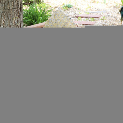 45" Beige Heavy Duty Plastic LED lights Garden Art HomeRoots