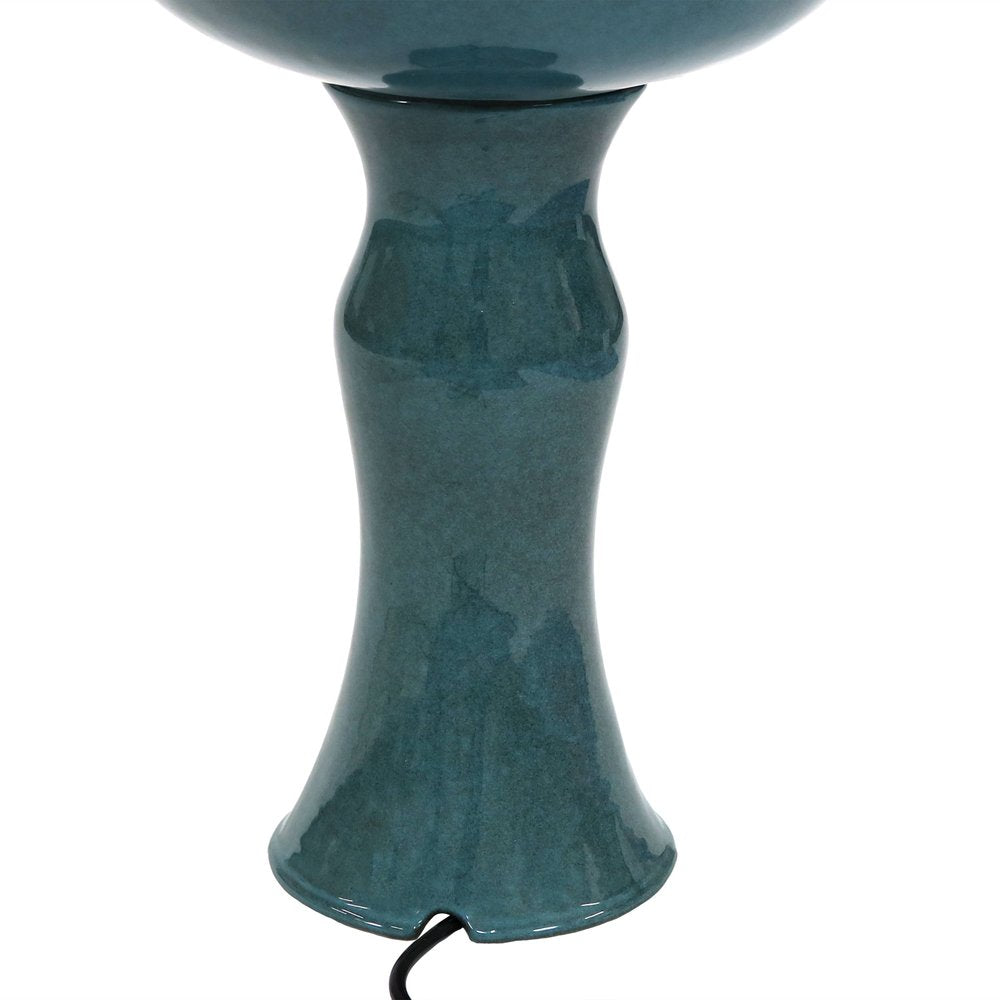 27" Teal Blue Ceramic Birds Garden Hanging Wall or Door Decor HomeRoots