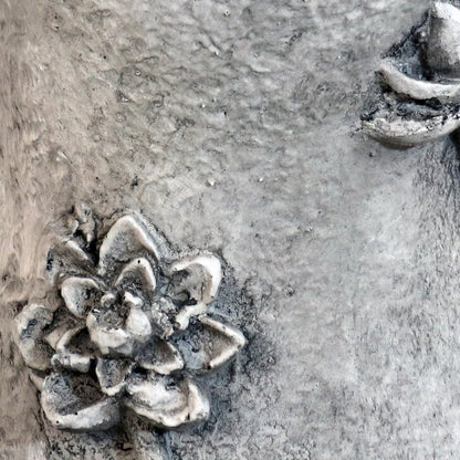 43" Light Gray Heavy Duty Plastic LED lights Garden Art HomeRoots