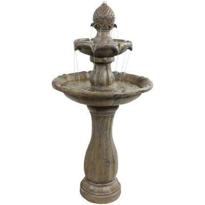 46" Light Brown Heavy Duty Plastic Garden Art HomeRoots