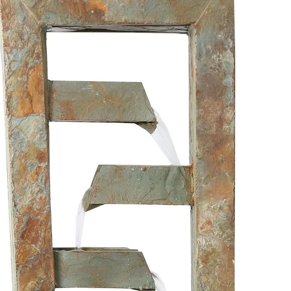 49" Gray Stone Garden Hanging Wall or Door Decor HomeRoots