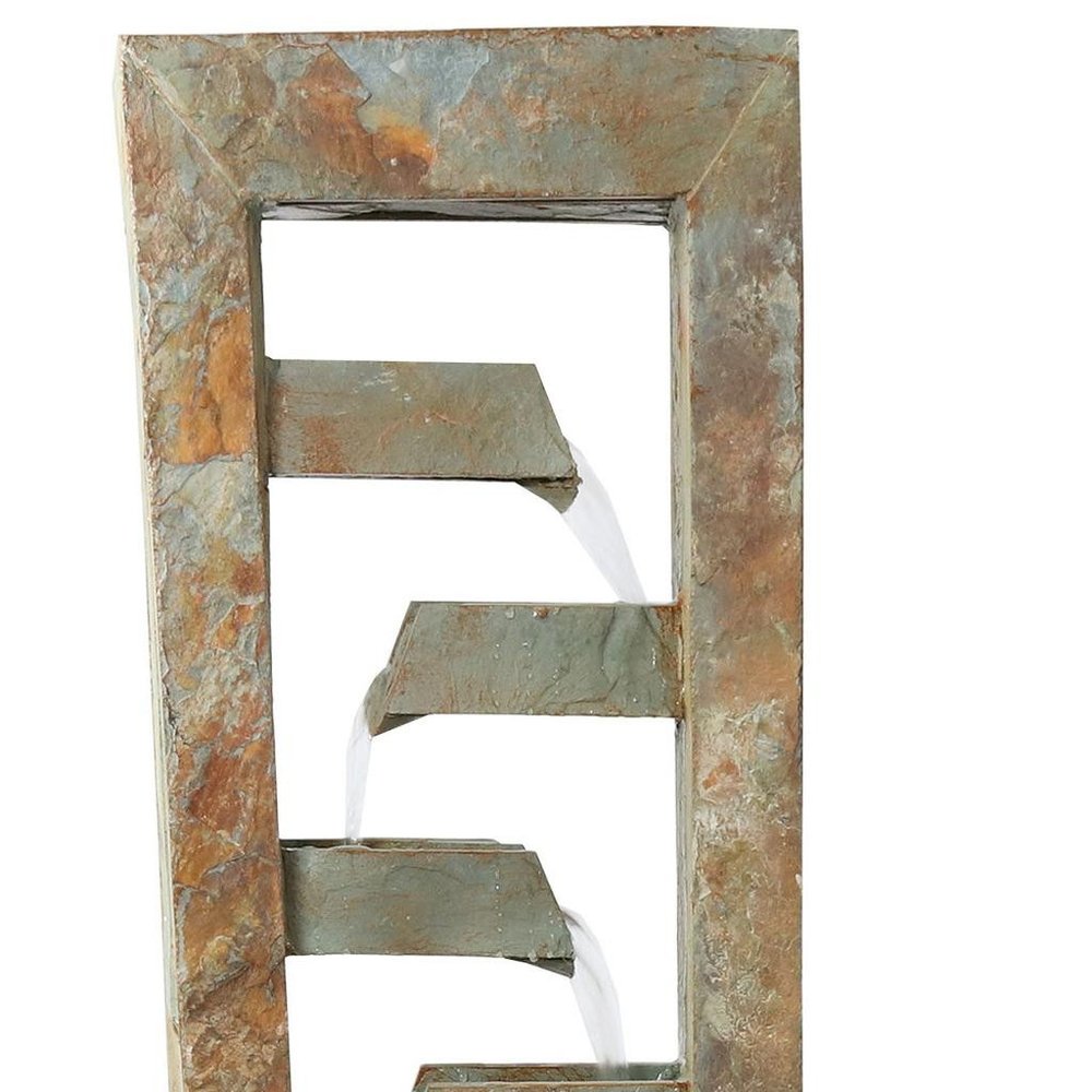 49" Gray Stone Garden Hanging Wall or Door Decor HomeRoots