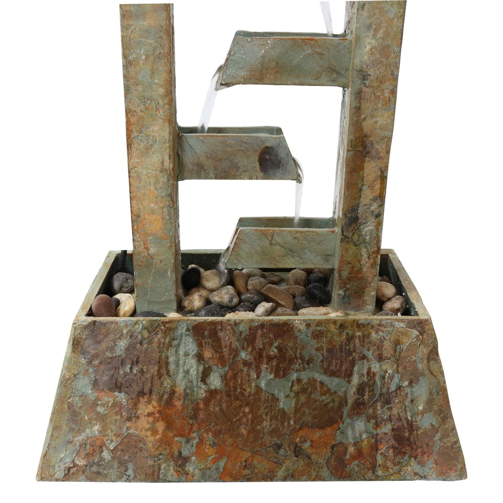 49" Gray Stone Garden Art