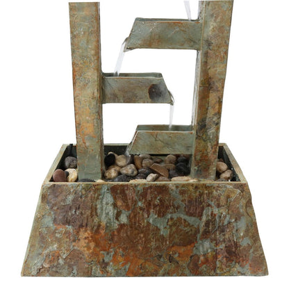 49" Gray Stone Garden Hanging Wall or Door Decor HomeRoots
