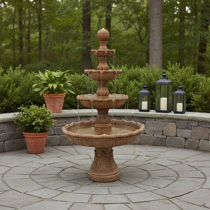 80" Brown Polyresin Garden Art HomeRoots